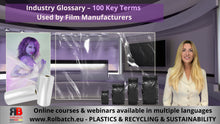 Cargar imagen en el visor de la galería, Online Course: Industry Glossary – 100 Key Terms Used by Film Manufacturers – PLAS-INT-2002
